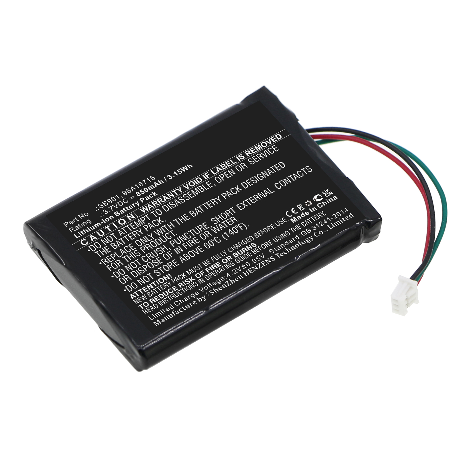 Batteries for ShureSpeaker