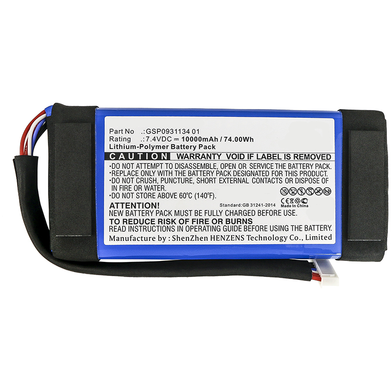 Batteries for JBLSpeaker