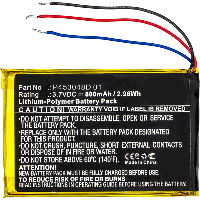 Batteries for JBLSpeaker