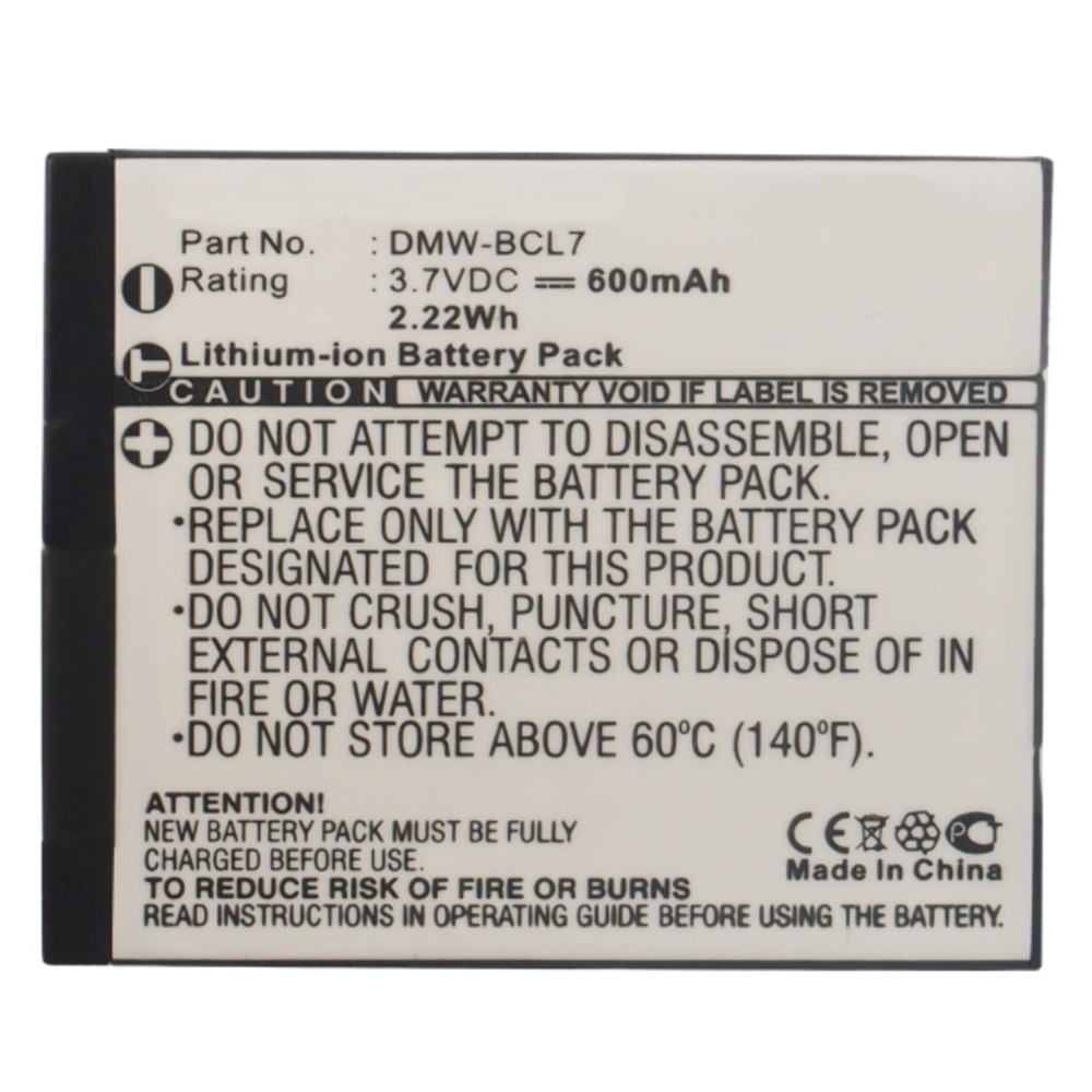 Batteries for PanasonicDigital Camera