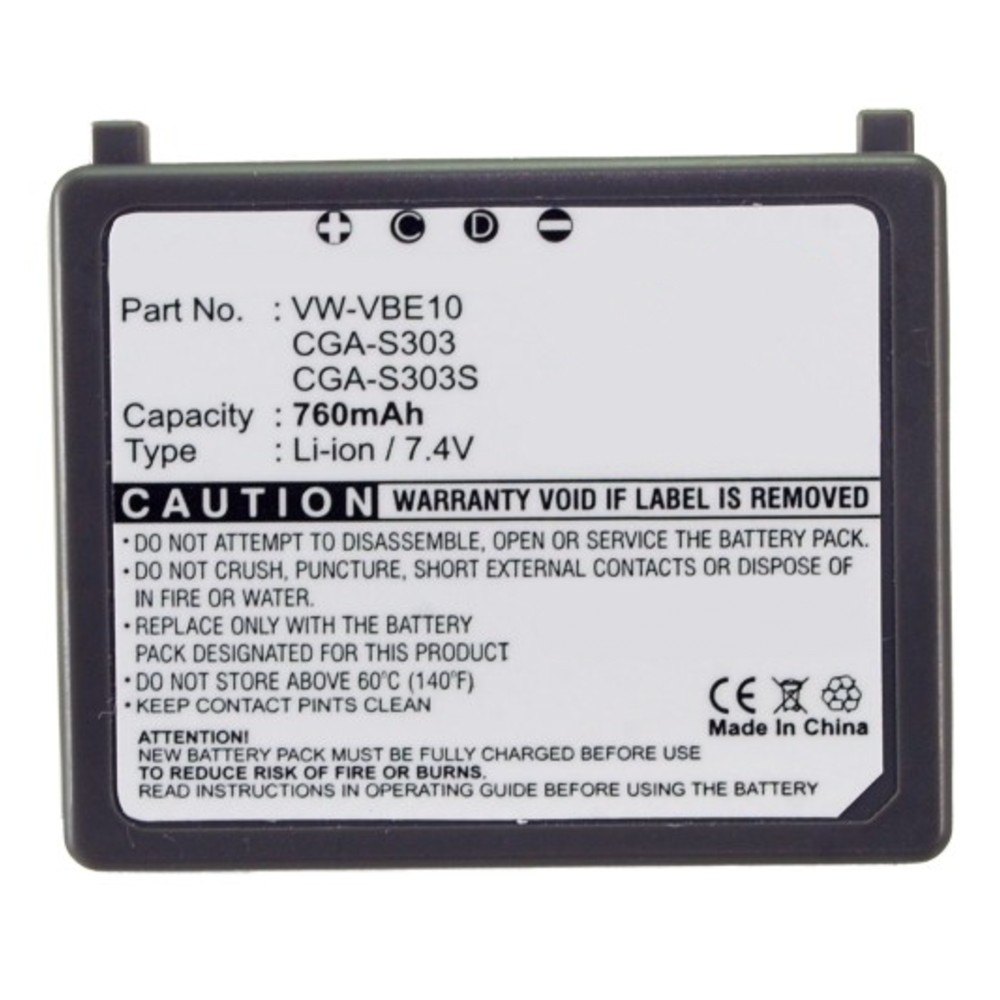 Batteries for PanasonicDigital Camera