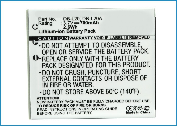 Batteries for SanyoDigital Camera