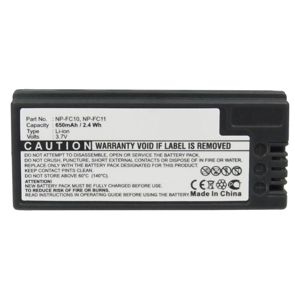 Batteries for SonyDigital Camera