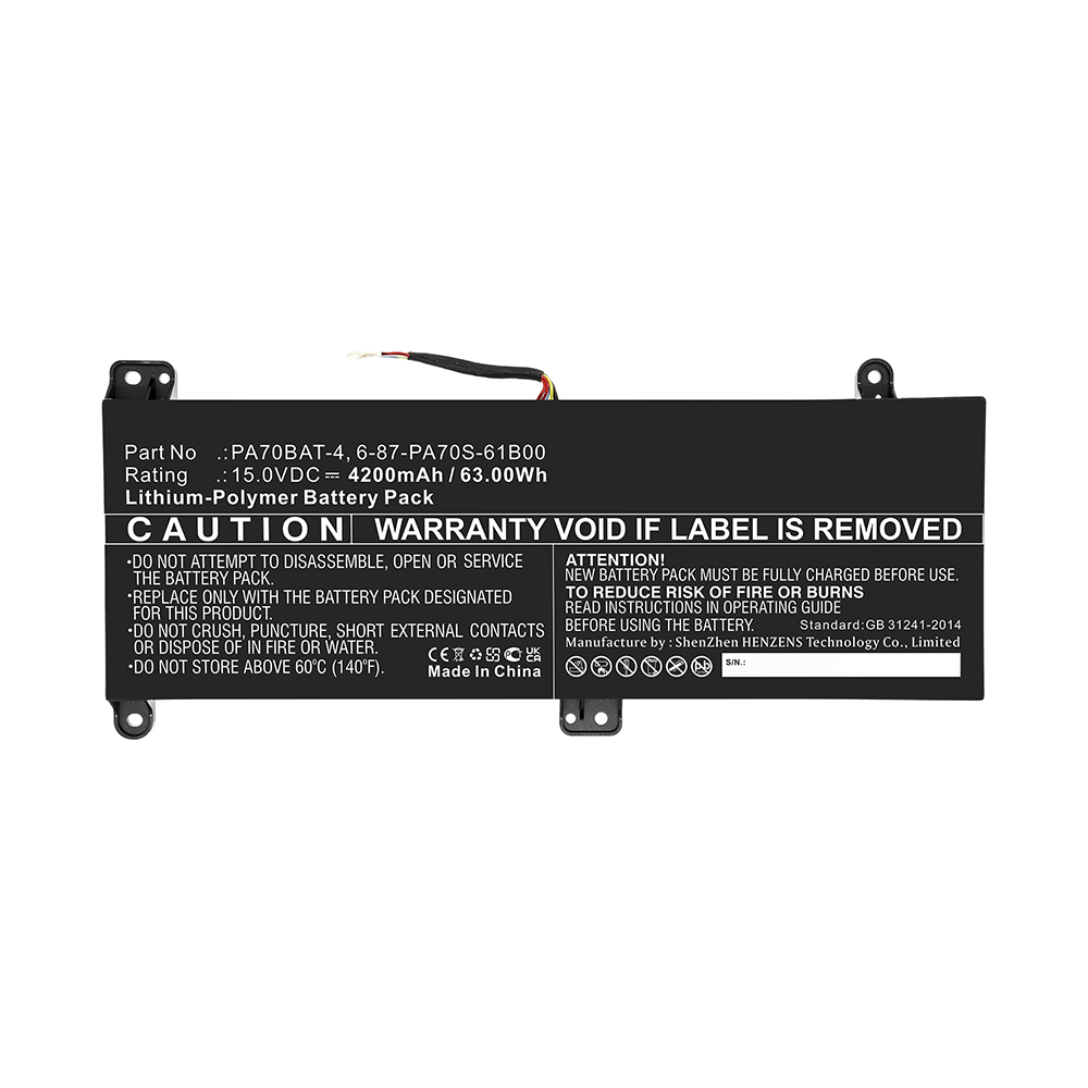 Batteries for ClevoLaptop