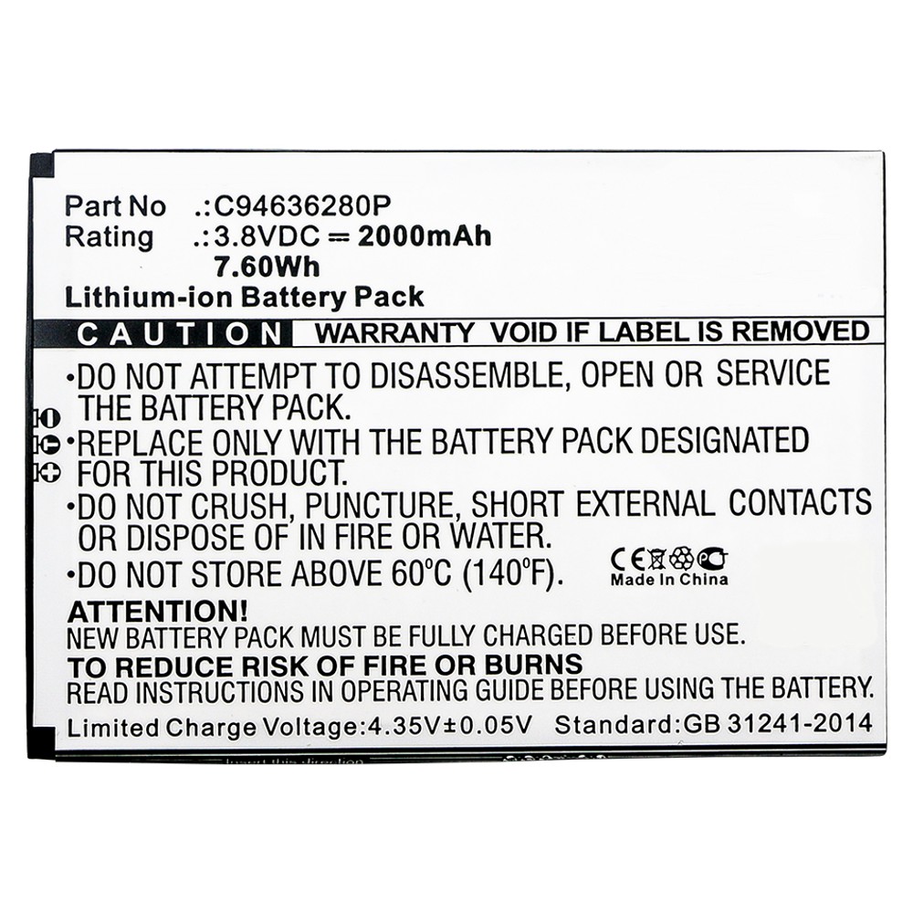 Batteries for BluCell Phone