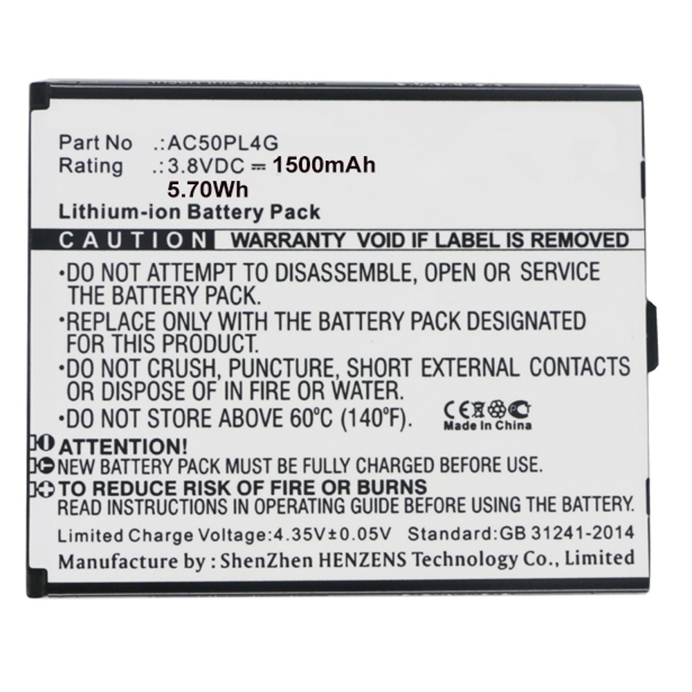 Batteries for intexCell Phone