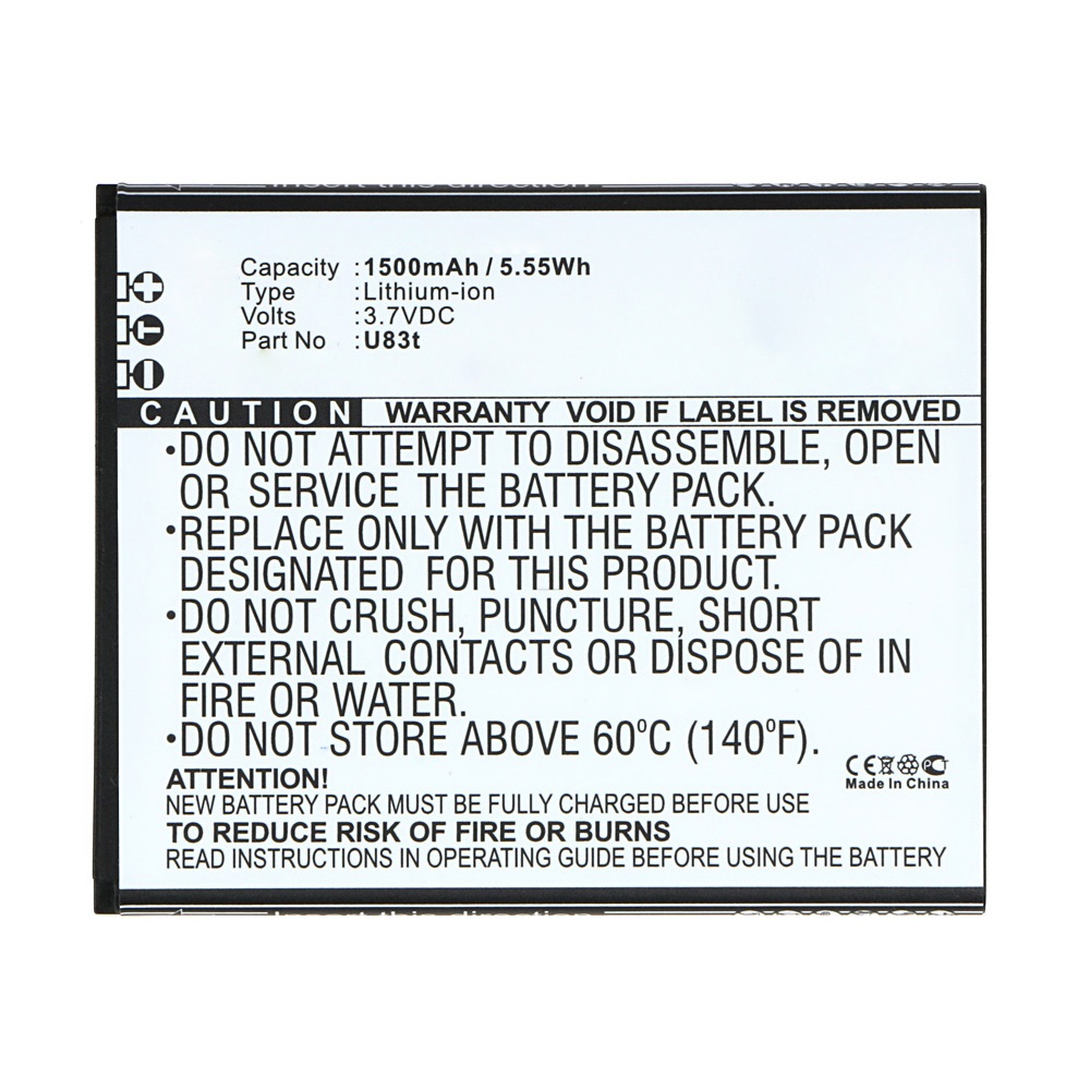 Batteries for K-TouchCell Phone