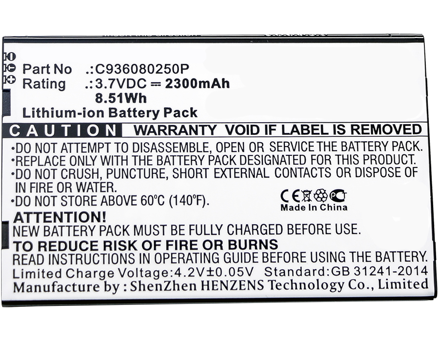 Batteries for BluCell Phone