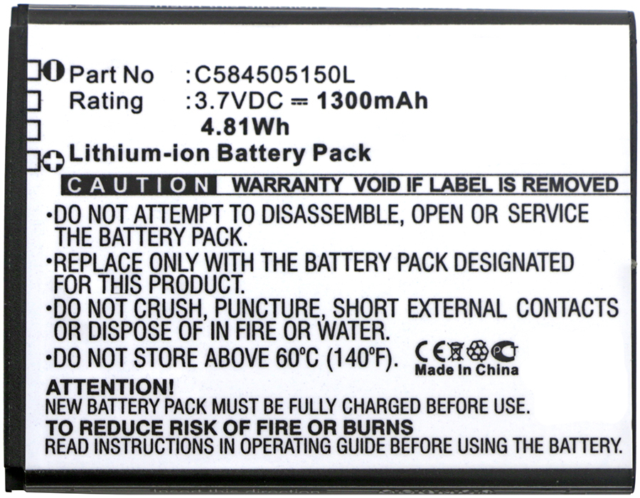 Batteries for BluCell Phone