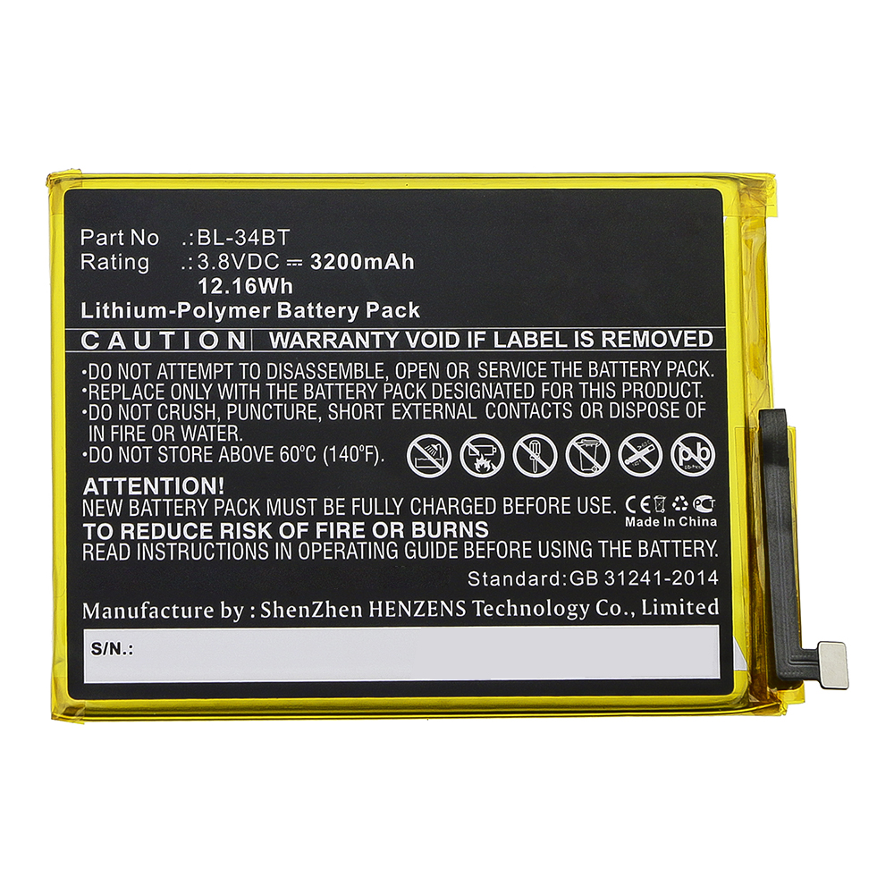 Batteries for Tecno KA7 Cell Phone