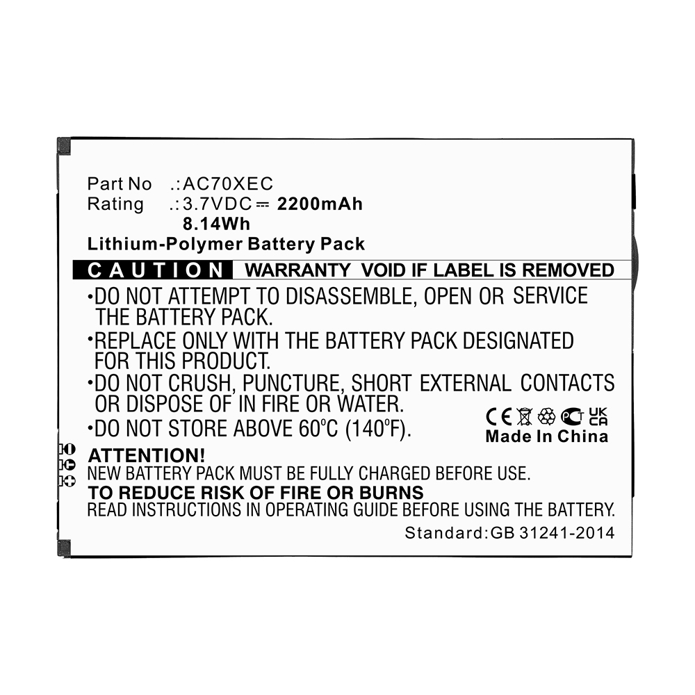 Batteries for ArchosCell Phone