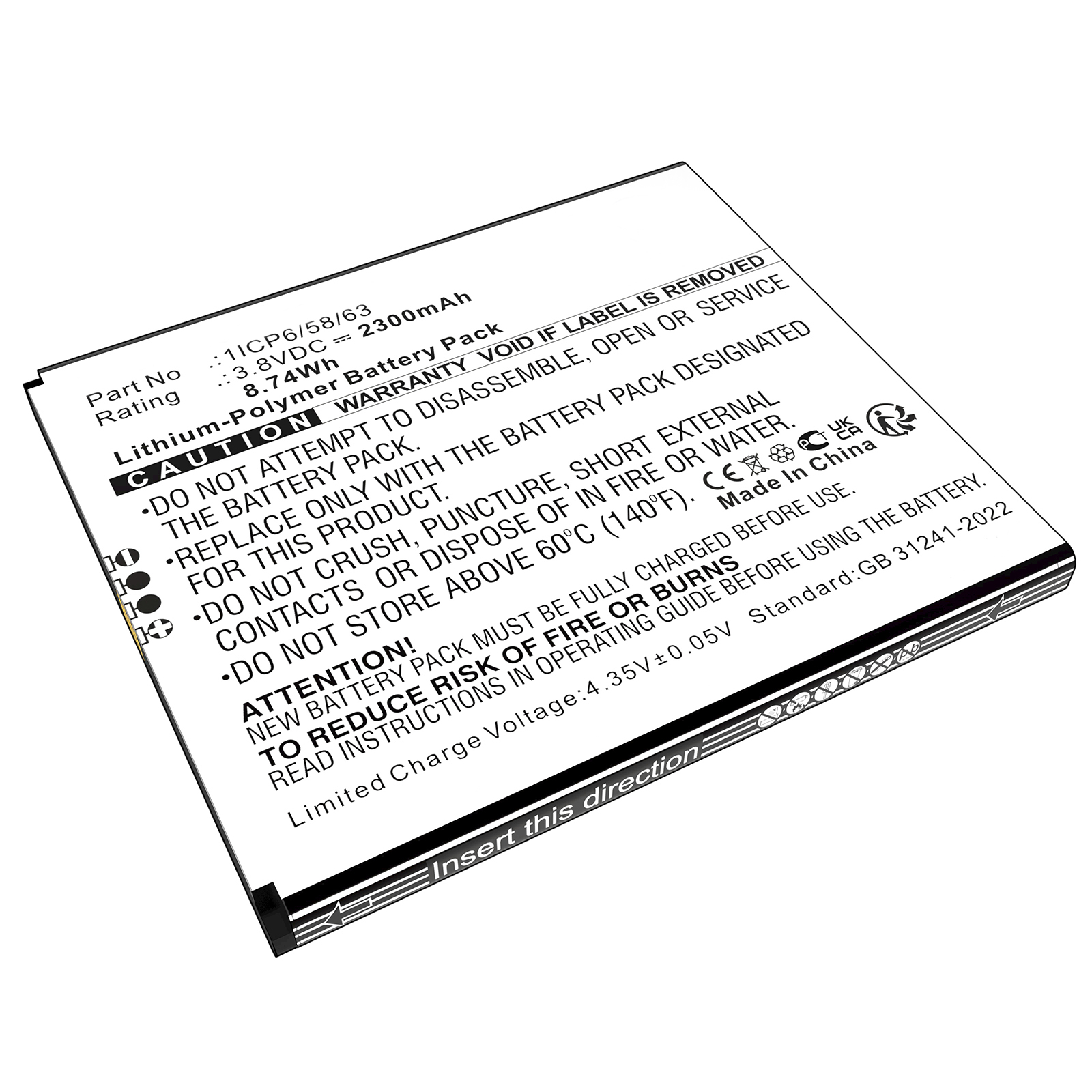 Batteries for DATECSPrinter