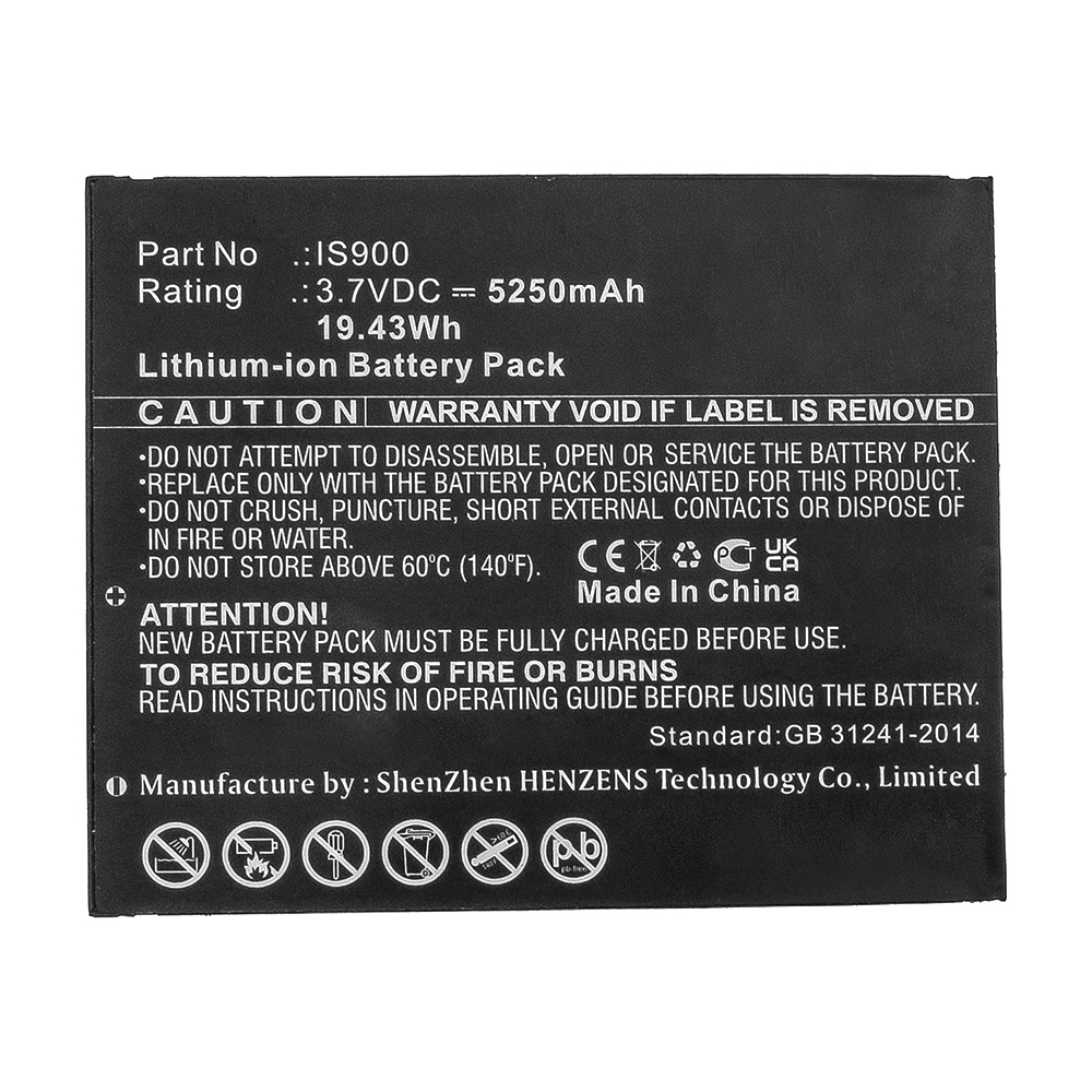 Batteries for PaxCredit Card Reader