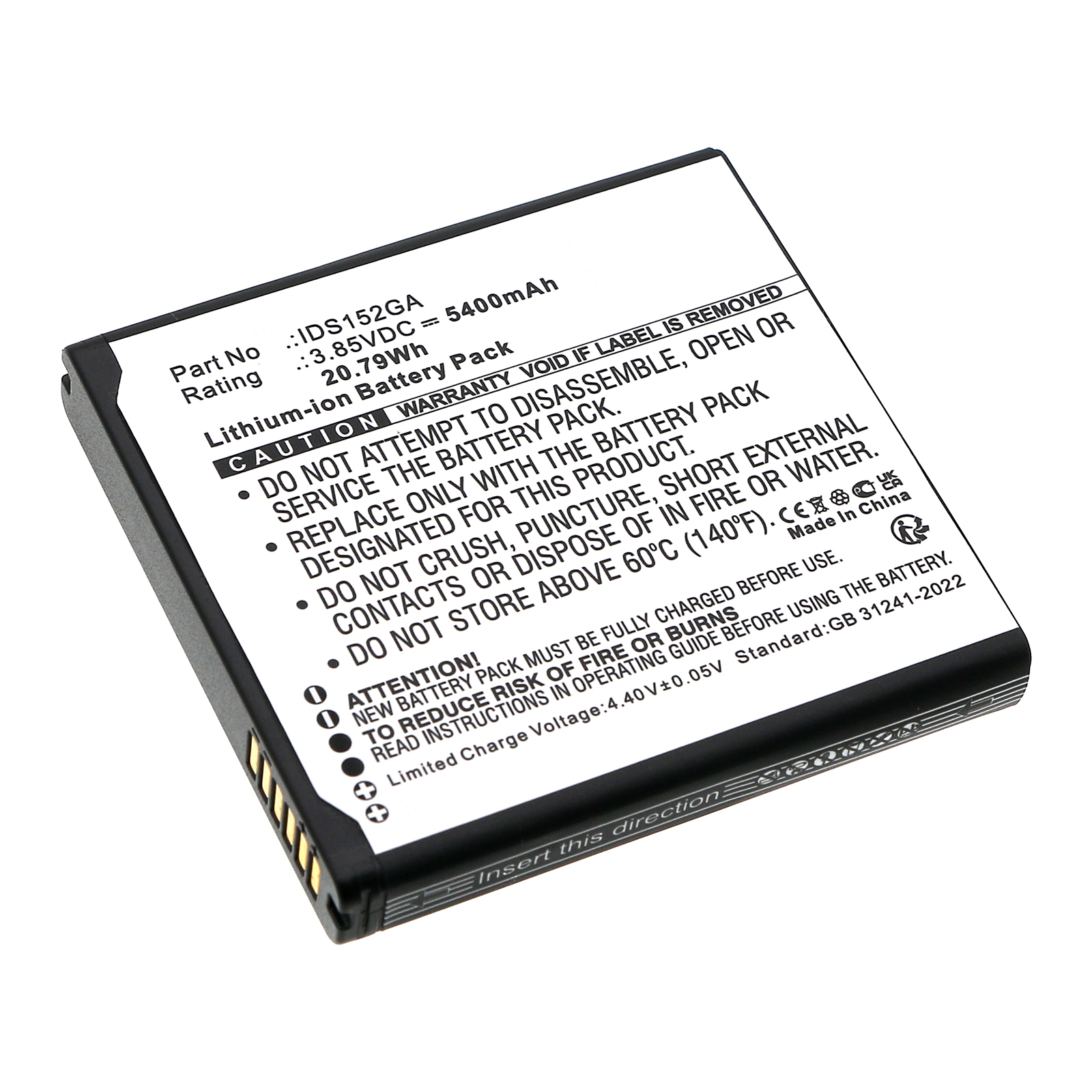Batteries for PaxCredit Card Reader
