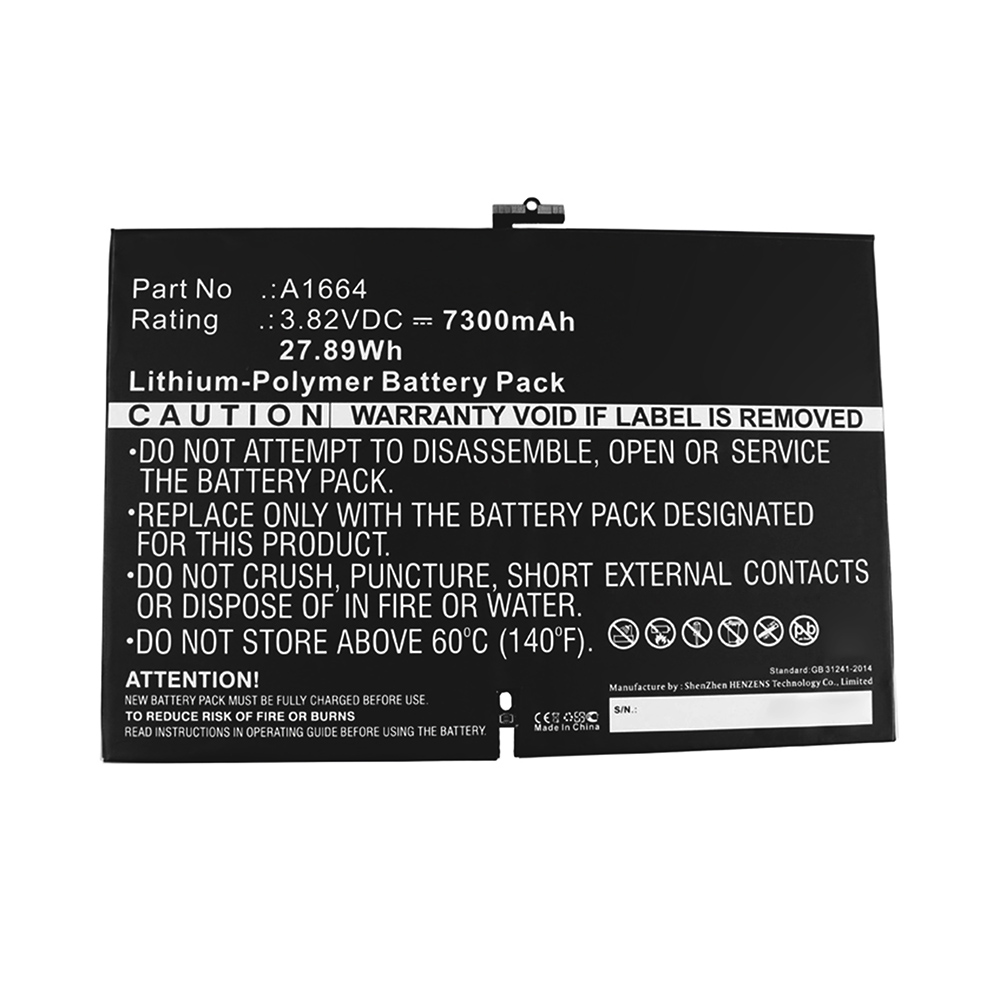 Batteries for AppleTablet