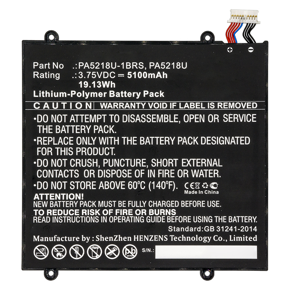 Batteries for ToshibaTablet