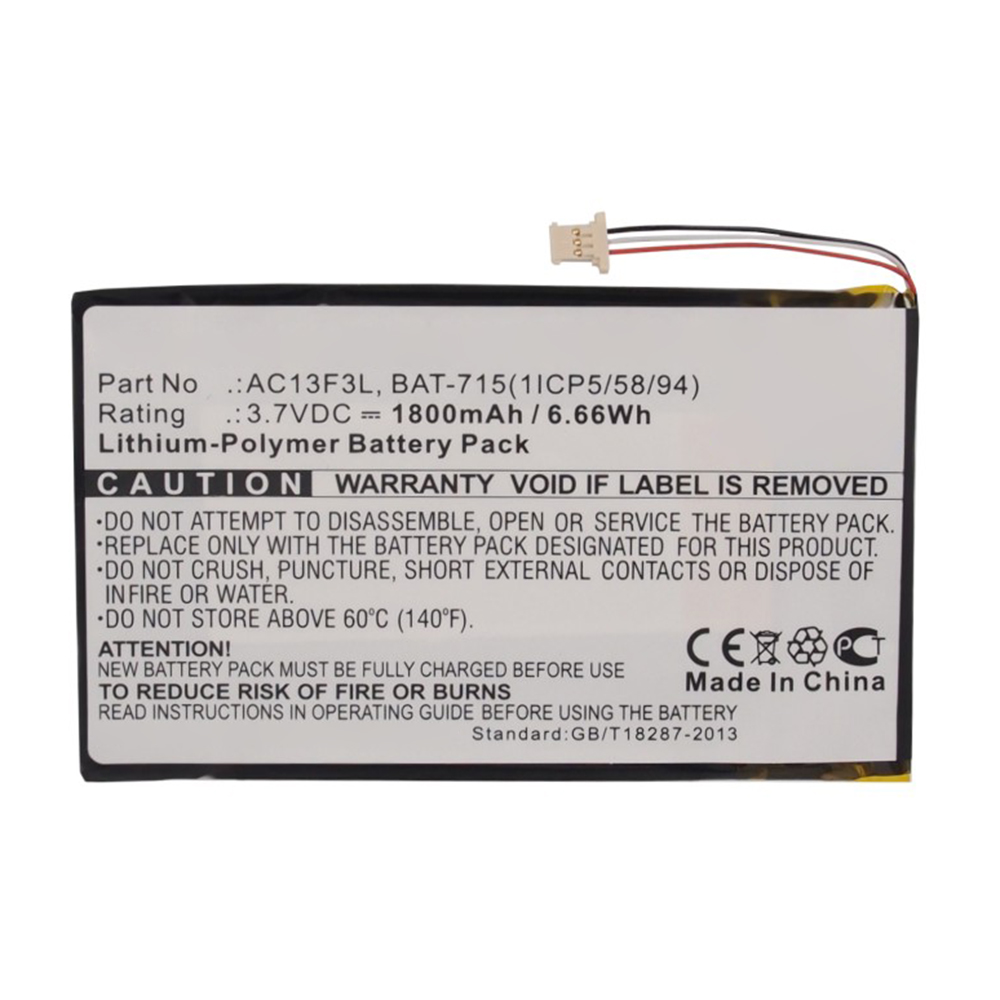 Batteries for AcerTablet