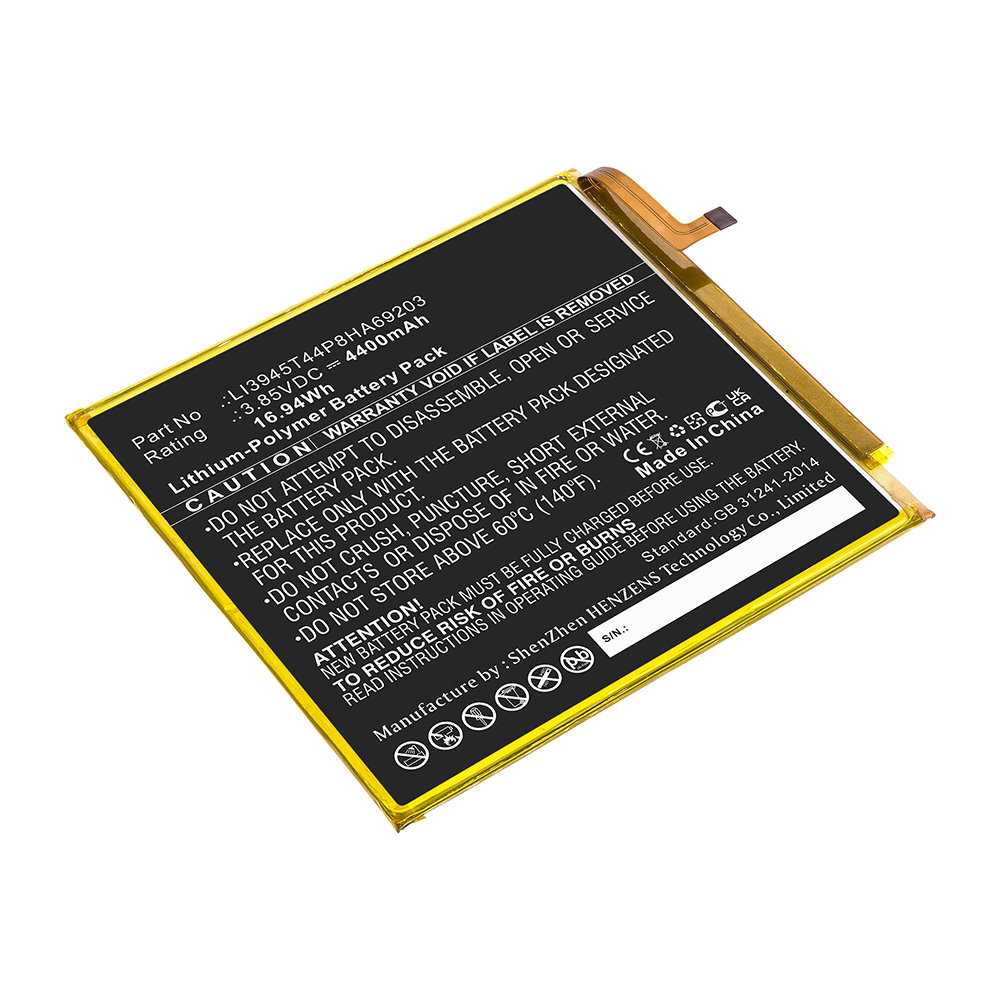 Batteries for ZTETablet