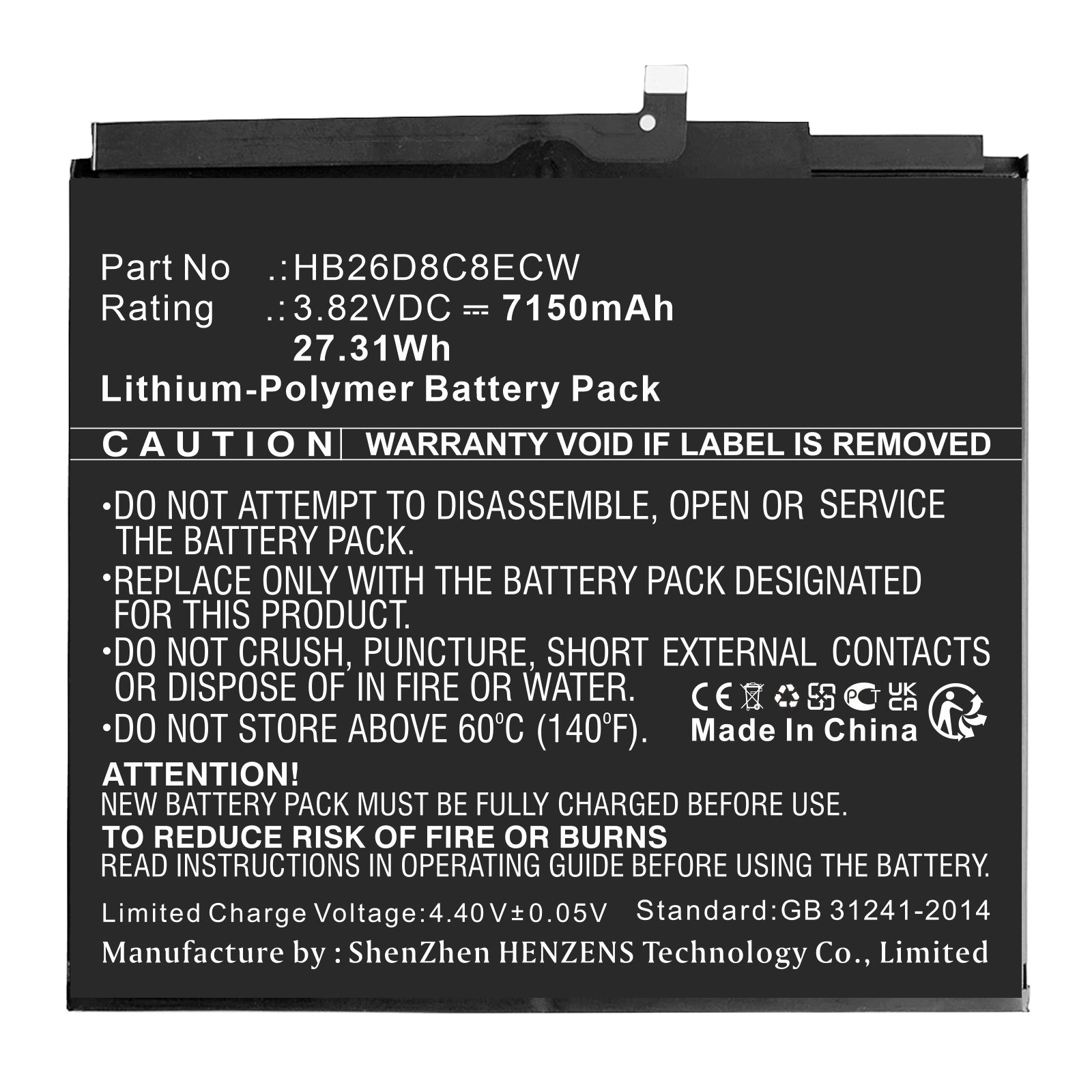 Batteries for HuaweiTablet