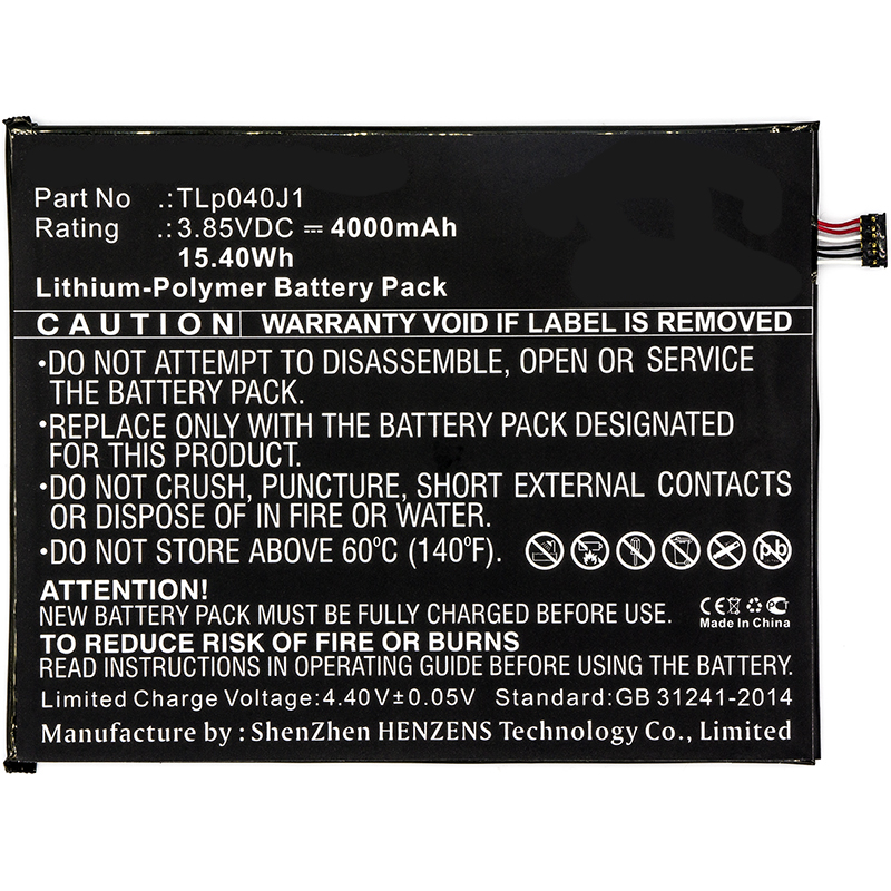 Batteries for AlcatelTablet