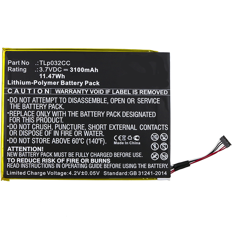 Batteries for AlcatelTablet