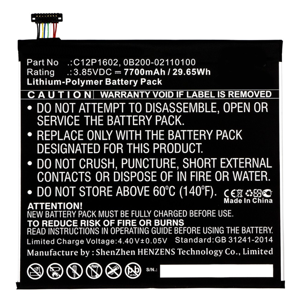 Batteries for AsusTablet