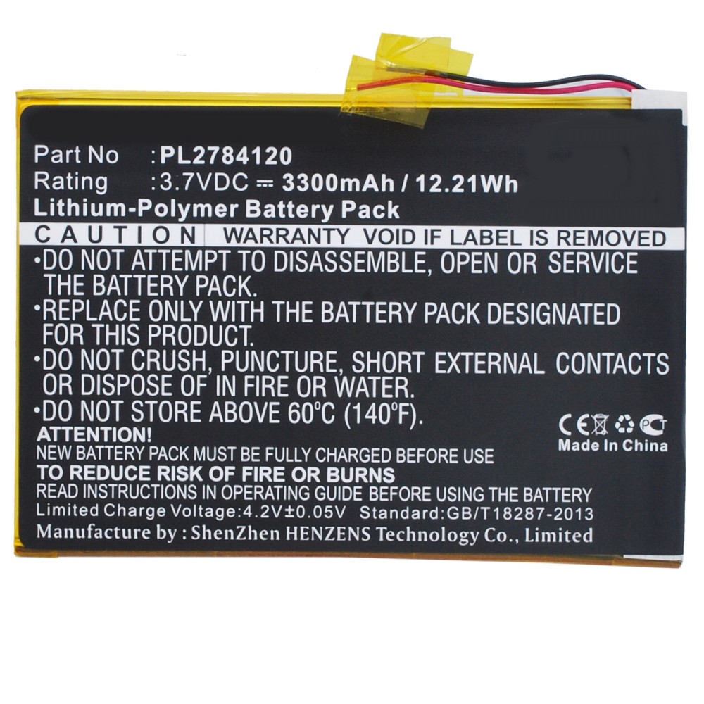 Batteries for Visual LandTablet