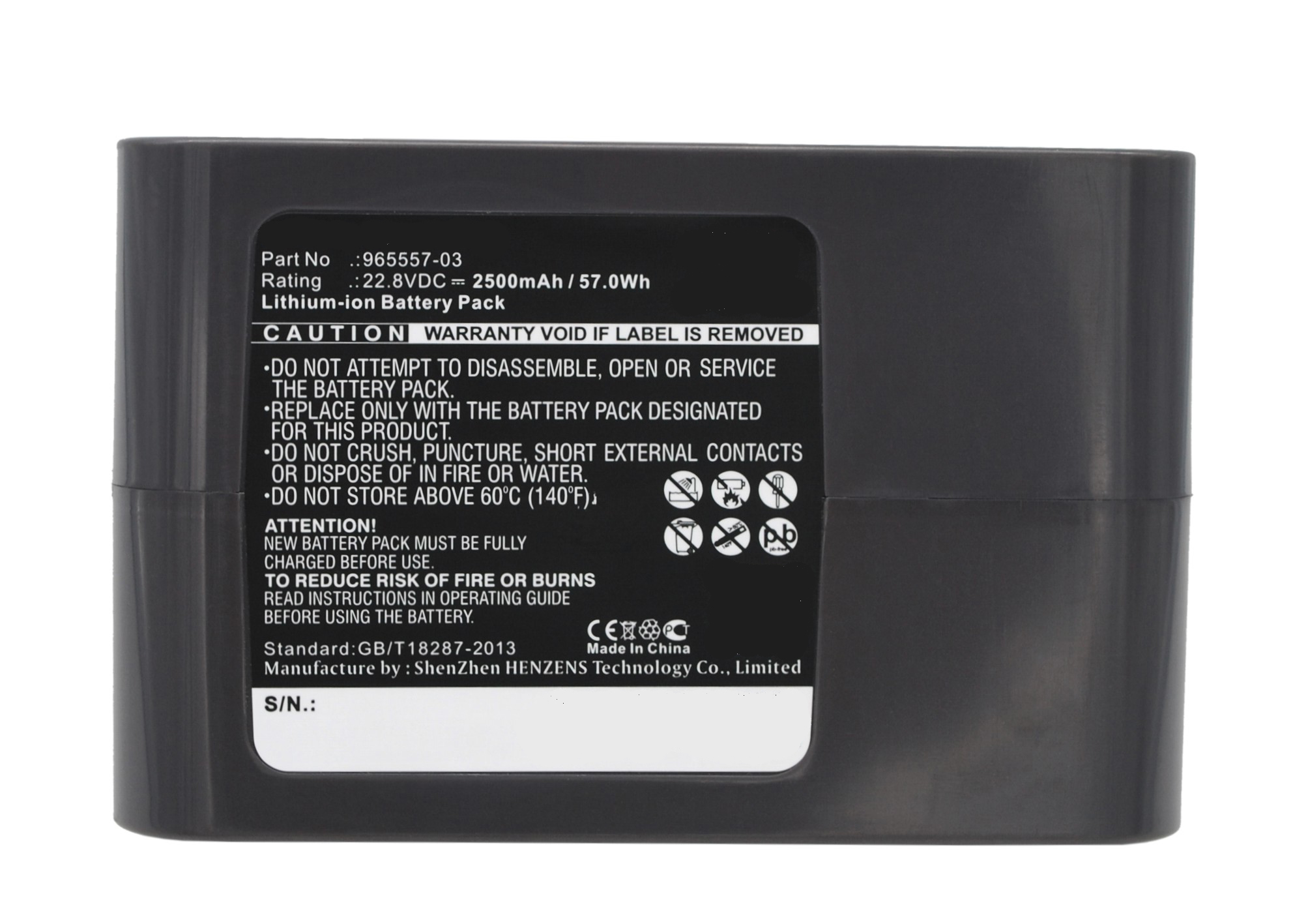 Batteries for DysonVacuum Cleaner