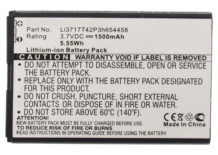 Batteries for ZTEWifi Hotspot