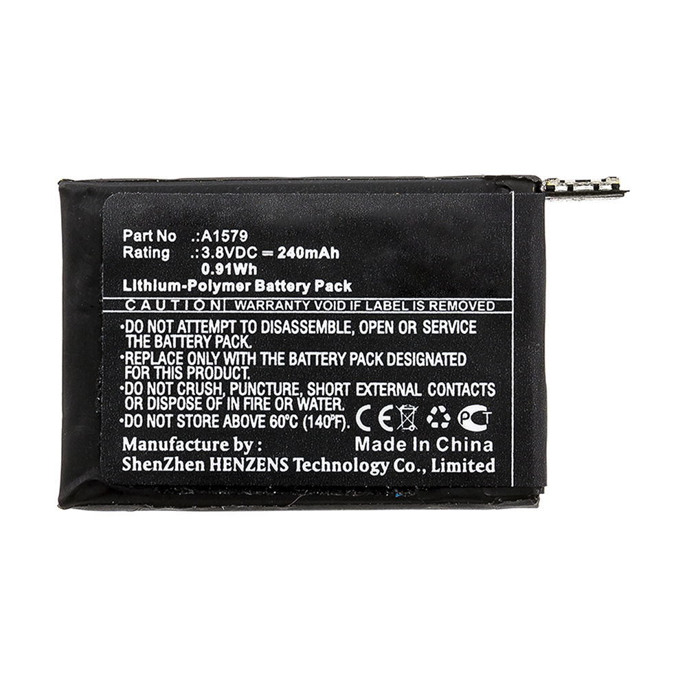 Batteries for AppleSmartwatch