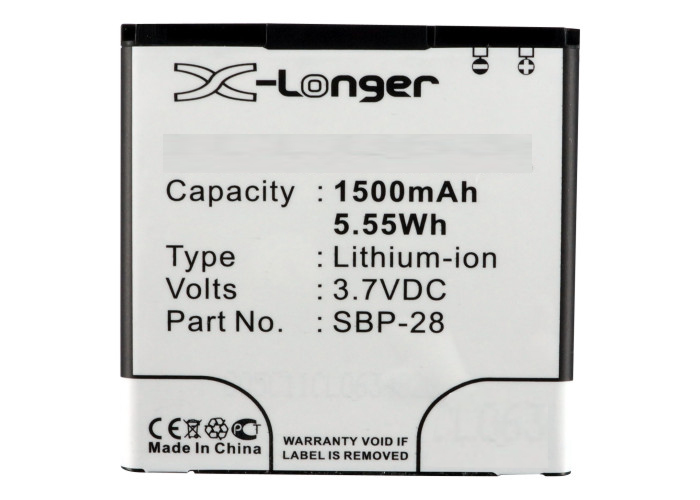 Synergy Digital Battery Compatible With Asus 0B110-00150000 Cellphone Battery - (Li-Ion, 3.7V, 1500 mAh / 5.55Wh)