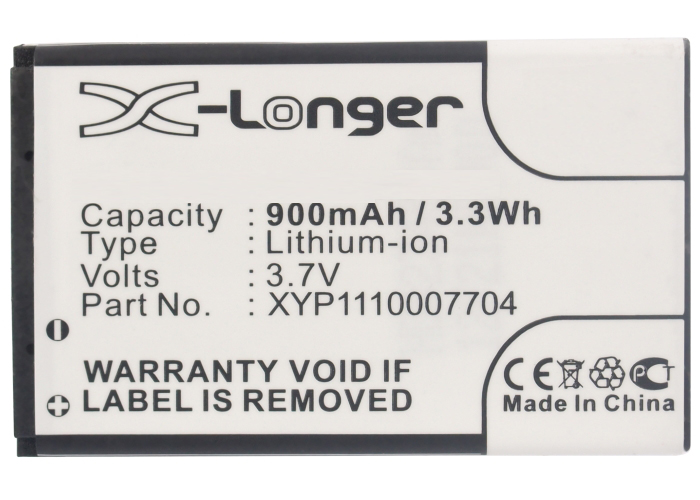 Synergy Digital Battery Compatible With Bea-fon DBC-800A Cellphone Battery - (Li-Ion, 3.7V, 900 mAh / 3.33Wh)