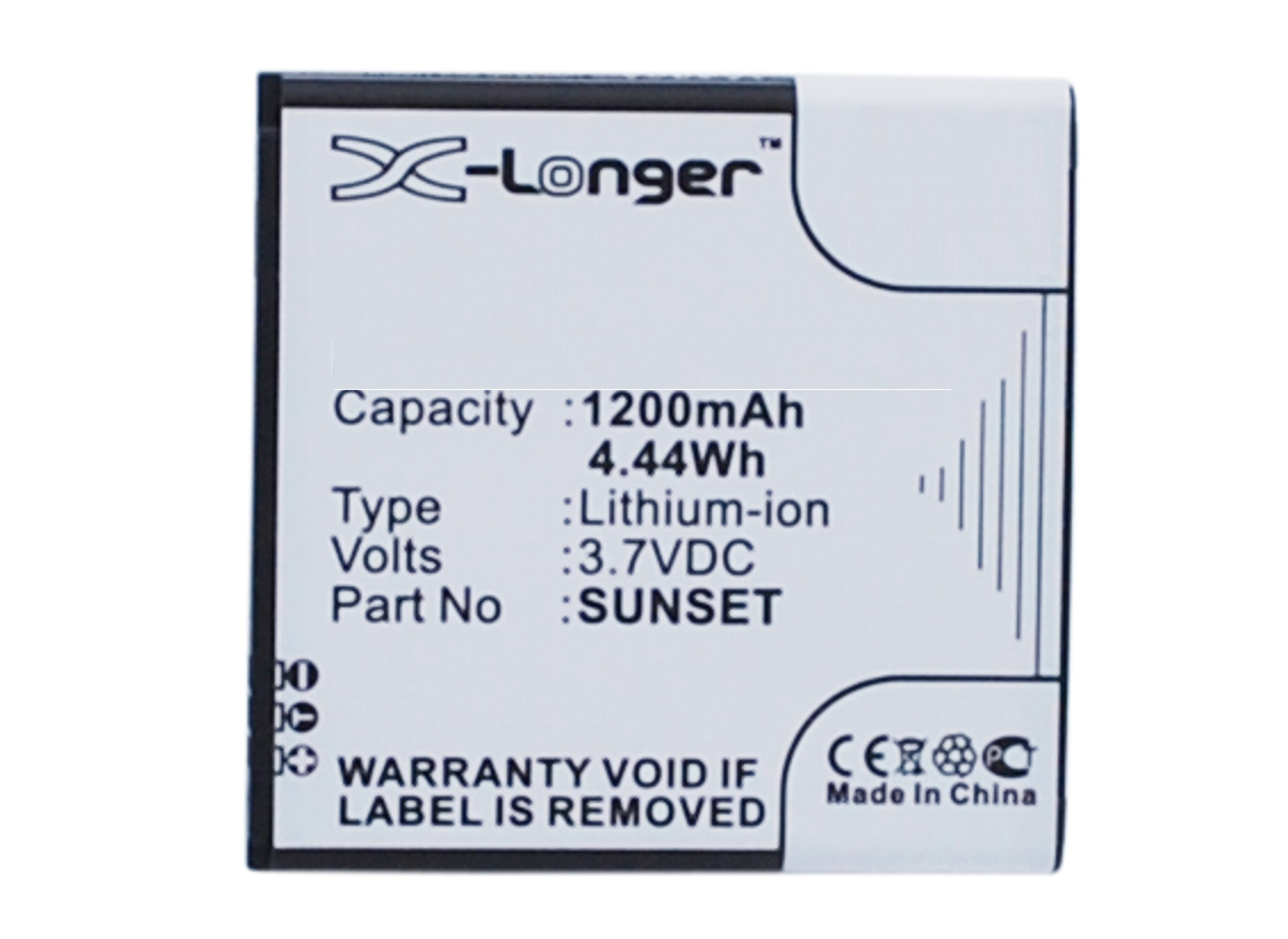 Synergy Digital Battery Compatible With BLU C535143120T Cellphone Battery - (Li-Ion, 3.7V, 1200 mAh / 4.44Wh)