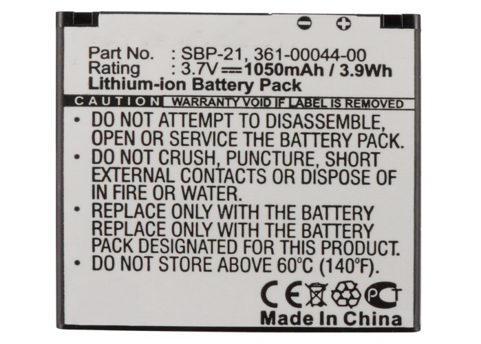 Synergy Digital Battery Compatible With Garmin-Asus 07G016004146 Cellphone Battery - (Li-Ion, 3.7V, 1050 mAh / 3.89Wh)