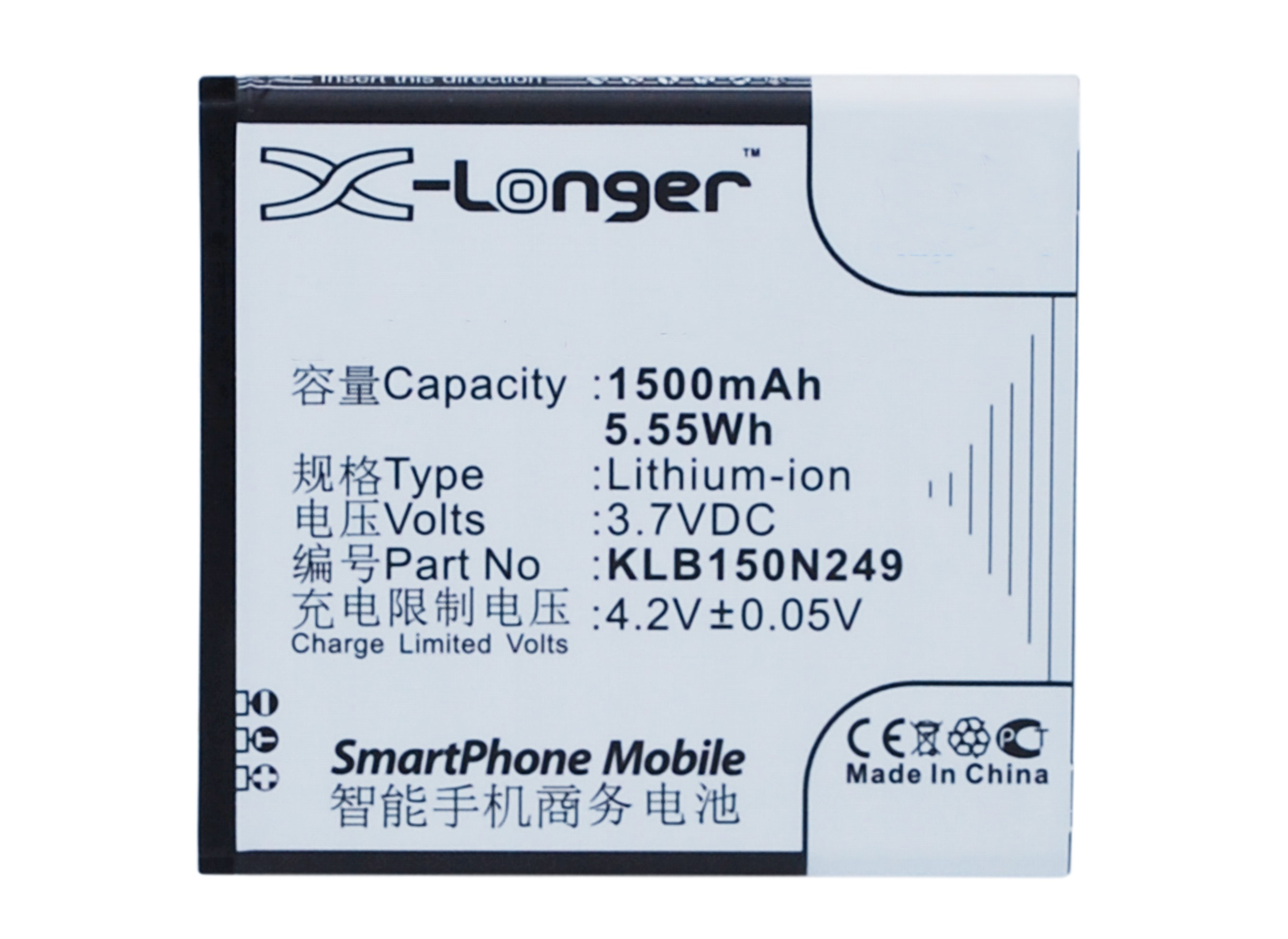 Synergy Digital Battery Compatible With KONKA KLB150N249 Cellphone Battery - (Li-Ion, 3.7V, 1500 mAh / 5.55Wh)