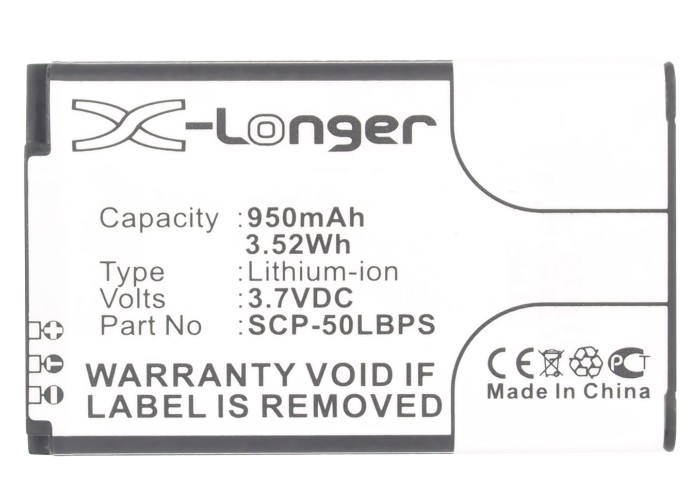 Synergy Digital Battery Compatible With Kyocera 5AAXBT062GEA Cellphone Battery - (Li-Ion, 3.7V, 950 mAh / 3.52Wh)