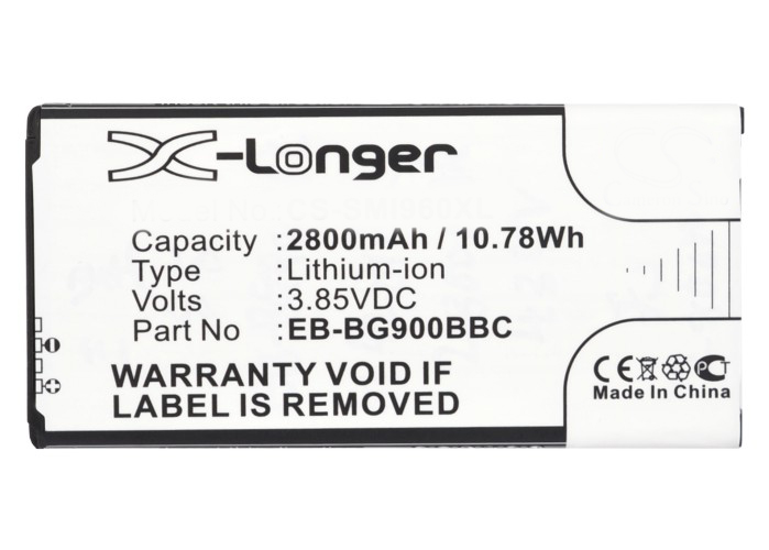 Synergy Digital Battery Compatible With Samsung EB-B900BBC Cellphone Battery - (Li-Ion, 3.85V, 2800 mAh / 10.78Wh)