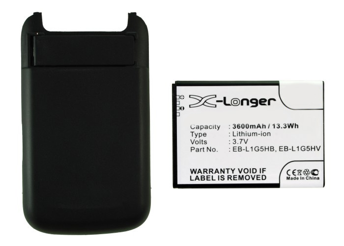 Synergy Digital Battery Compatible With Samsung EB-L1G5HB Cellphone Battery - (Li-Ion, 3.7V, 3600 mAh / 13.3Wh)