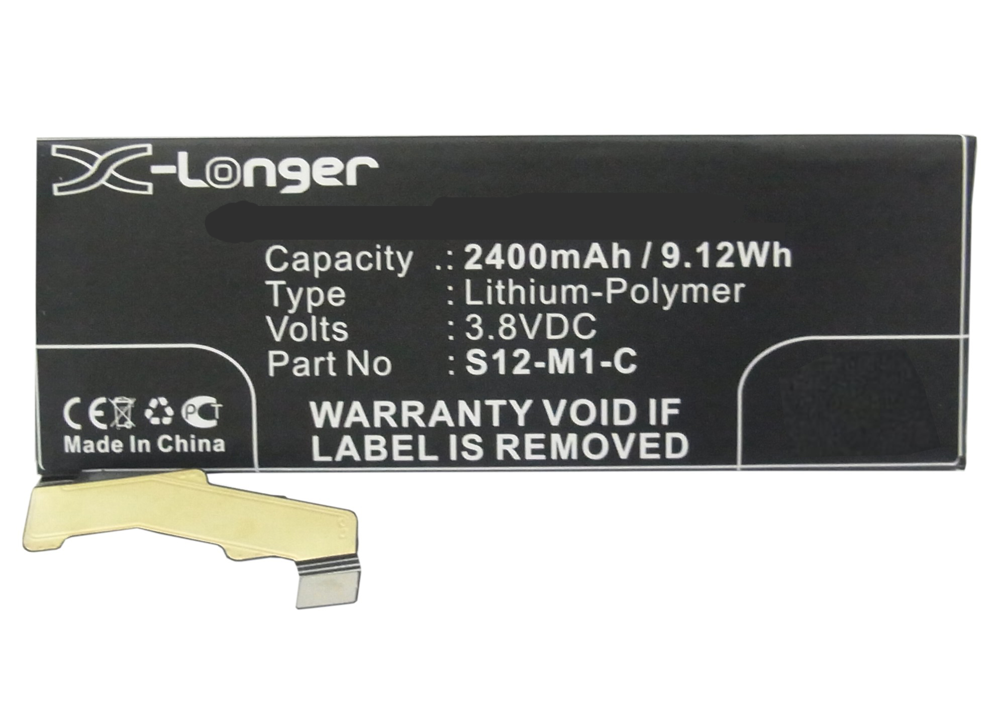 Synergy Digital Battery Compatible With Amazon 58-000057 Cellphone Battery - (Li-Pol, 3.8V, 2400 mAh / 9.12Wh)