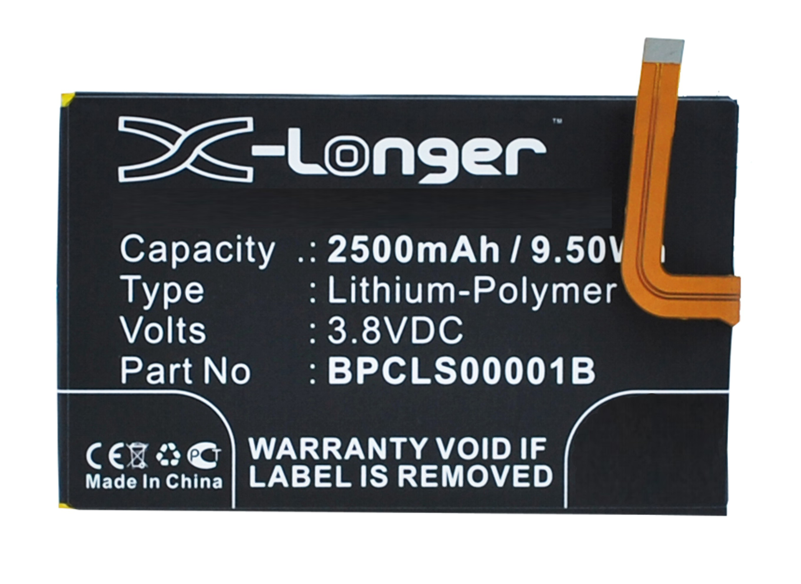 Synergy Digital Battery Compatible With BlackBerry 1ICP4/59/93 Cellphone Battery - (Li-Pol, 3.8V, 2500 mAh / 9.50Wh)