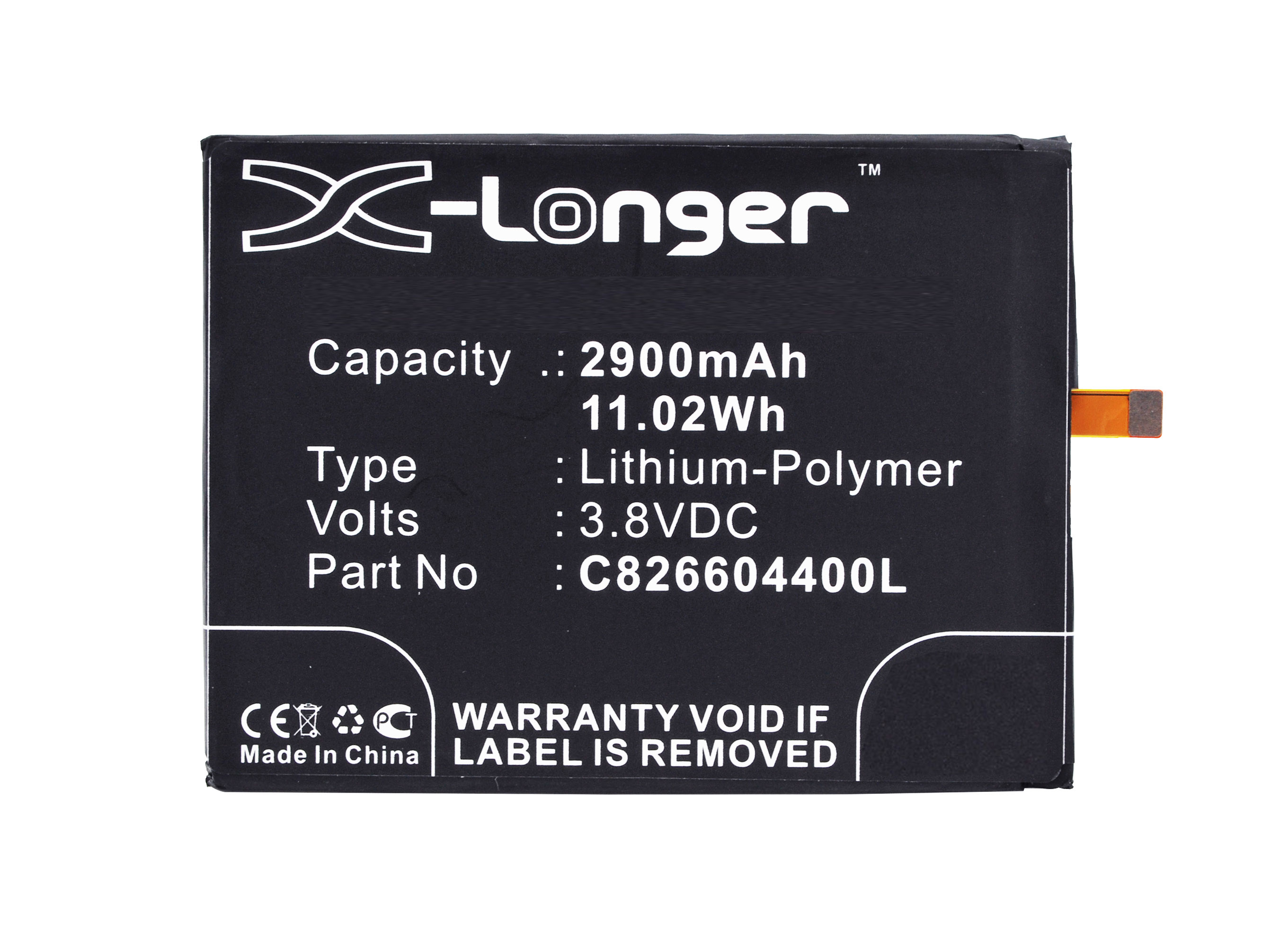 Synergy Digital Battery Compatible With BLU BP-401B Cellphone Battery - (Li-Pol, 3.8V, 2900 mAh / 11.02Wh)