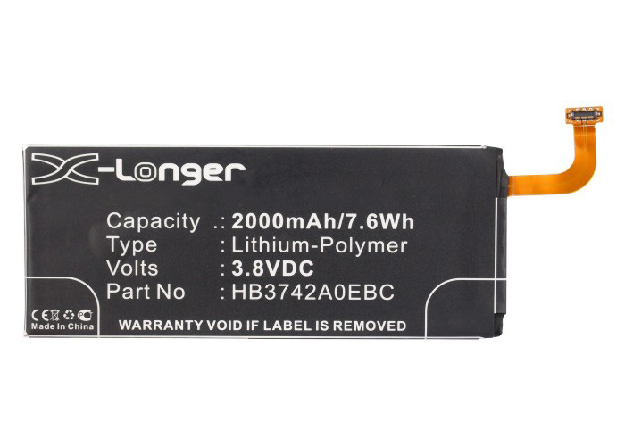 Synergy Digital Battery Compatible With Explay HB3472A0EBC Cellphone Battery - (Li-Pol, 3.8V, 2000 mAh / 7.60Wh)