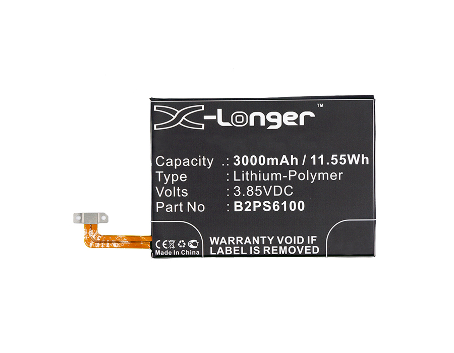 Synergy Digital Battery Compatible With HTC 35H00256-00 Cellphone Battery - (Li-Pol, 3.85V, 3000 mAh / 11.55Wh)