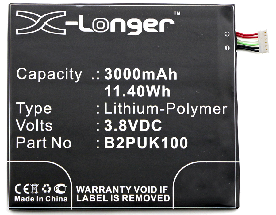 Synergy Digital Battery Compatible With HTC 35H00258-00M Cellphone Battery - (Li-Pol, 3.8V, 3000 mAh / 11.40Wh)