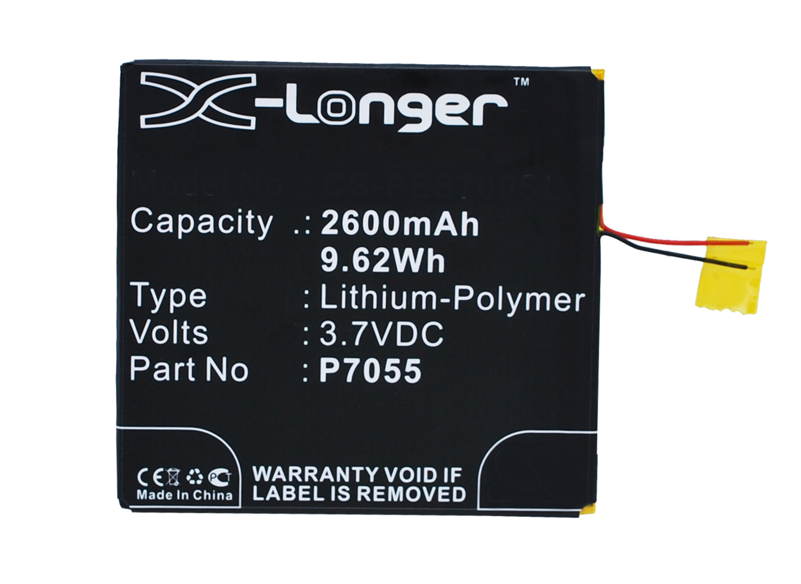 Synergy Digital Battery Compatible With POSH GY-288792PL Cellphone Battery - (Li-Pol, 3.7V, 2600 mAh / 9.62Wh)