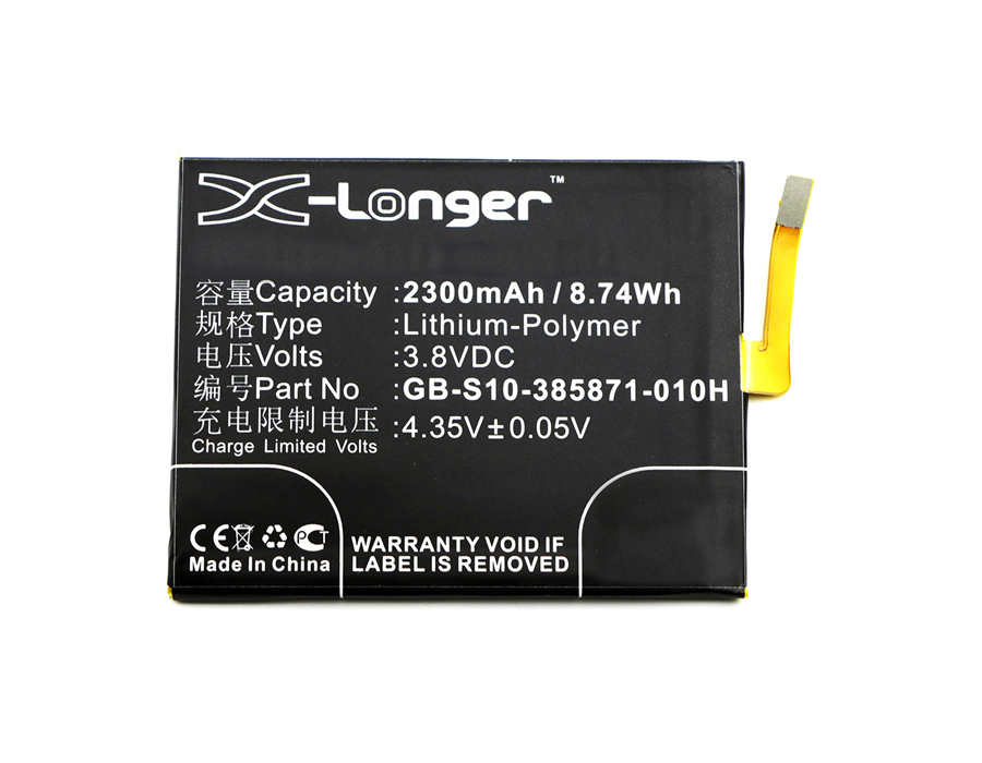 Synergy Digital Battery Compatible With Sony GB-S10-385871-010H Cellphone Battery - (Li-Pol, 3.8V, 2300 mAh / 8.74Wh)