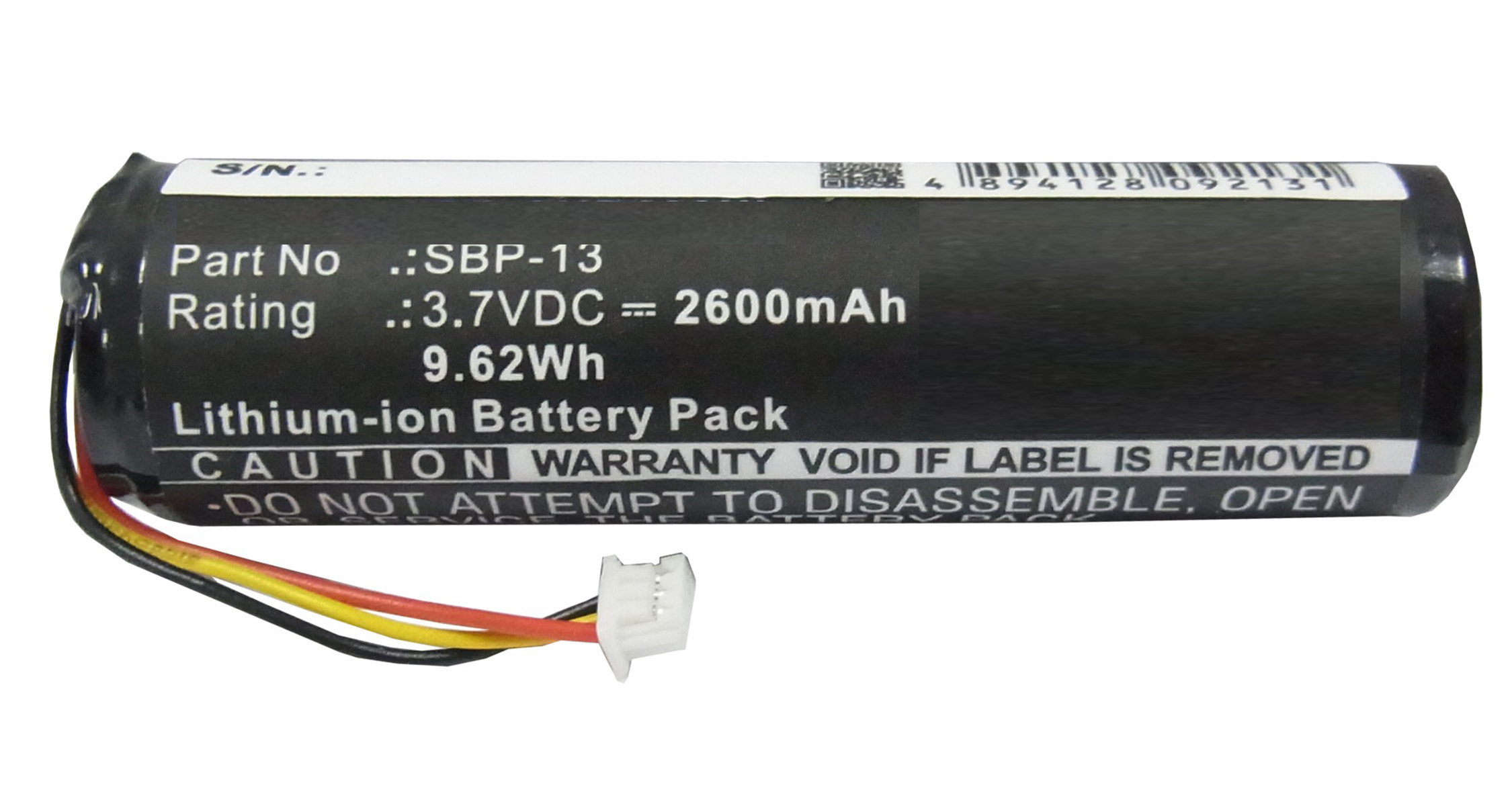 Synergy Digital GPS Battery, Compatible with Asus SBP-13 GPS Battery (Li-ion, 3.7V, 2600mAh)