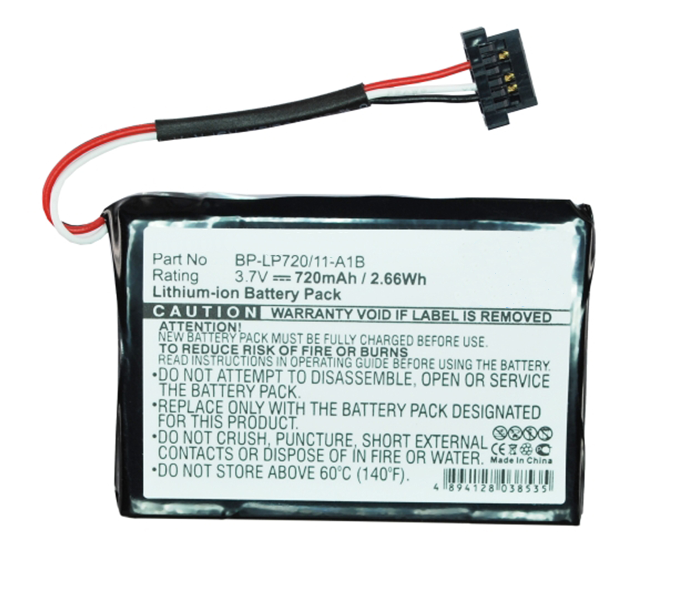 Synergy Digital GPS Battery, Compatible with Magellan BP-LP720/11-A1B GPS Battery (Li-ion, 3.7V, 720mAh)