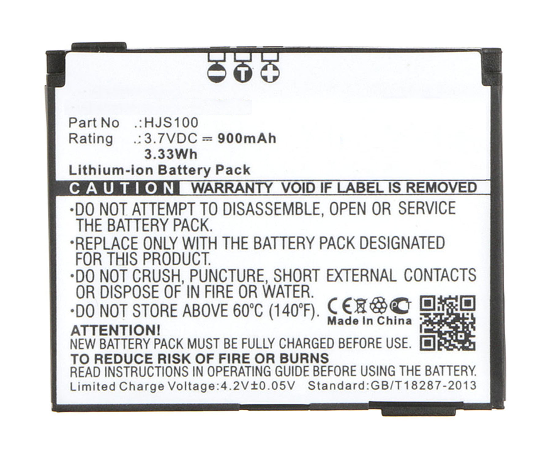 Synergy Digital GPS Battery, Compatible with Becker HJS100 GPS Battery (Li-ion, 3.7V, 900mAh)