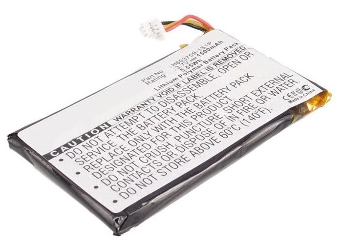 Synergy Digital GPS Battery, Compatible with Bushnell H603759-1S1P GPS Battery (Li-Pol, 3.7V, 1500mAh)